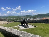 het kanon ter verdediging van de brug over de rivier Váh  (16 de eeuw) in Trencin