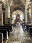 Mooi kerkje aan de voet van het Kasteel in Trencin
