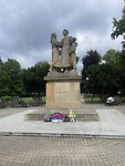 Gedenkbeeld van de bevrijding WOII in Zilina Slovakije