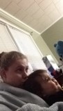 baby bro on the couch