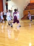 chris basketball wedstrijd #24