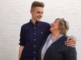 En een foto met oma "Mondje"