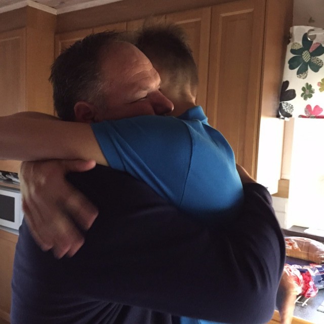 Afscheid met papa