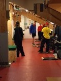 In 'the Gym' voor de cooling down