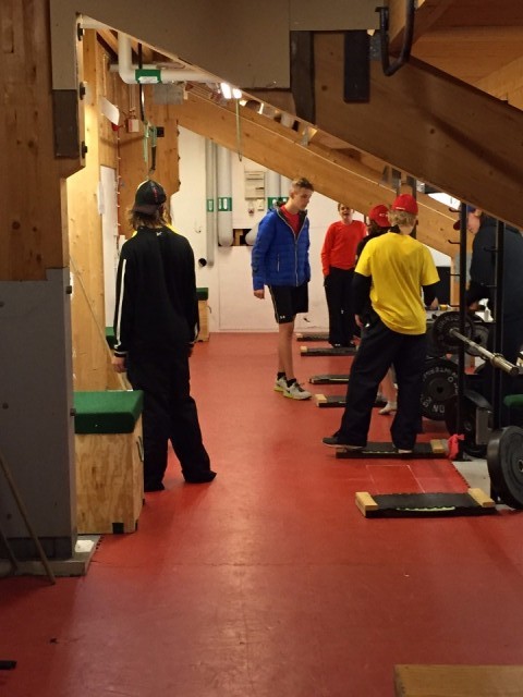 In 'the Gym' voor de cooling down