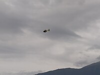 Traumahelicopter - stond vannacht voor de camping geparkeerd