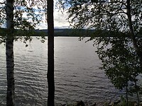 Vrije plekje harestua - uitzicht vanuit de camper