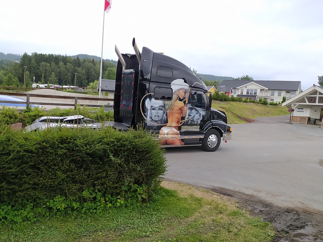 Mooie Volvo op de camping