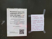 Je hangt gewoon een briefje op bij de receptie als je niet aanwezig bent...