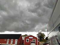 Aparte wolken rand
