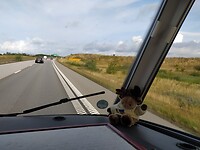 Laatste afrit in Zweden voor de grens naar Denemarken