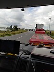 In de rij voor de veerboot Gluckstadt - Wischafen