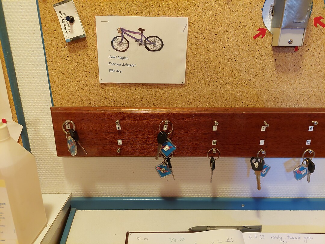 Dag 2 - Fietsen mag je lenen, sleutels hangen klaar