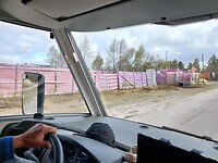 Hekken waarachter rendieren worden opgevangen