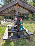 Camperplaats met kunst