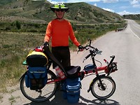 Scott doet 't op ligfiets