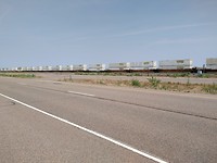 Het is weer vlak en recht. Bijna in Kansas