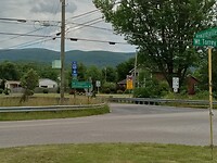 Aan de voet van de Blue Ridge Parkway