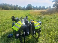 Fietsen klaar voor vertrek