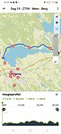 Route van Mem naar Berg