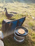 Eend en pannekoek