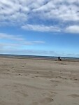 Na een mooie wandeling door de ‘Dunes de Bray-Dunes lekker Langs de zee gewandeld.