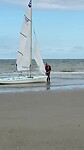 trim.zeiler maakt zich klaar om de zee op te gaan