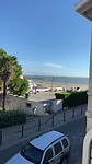 trim.mooi uitzicht vanaf balkon in Royan