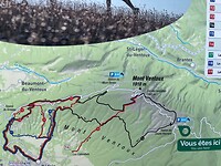 De klim naar boven via D974