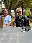 Na afloop op terras in Bédoin “prijsuitreiking”