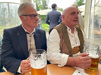 Mooie sfeer in tent