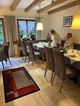 Eetzaal bij pension Sabine