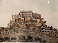 Grignon kasteel op pentekening