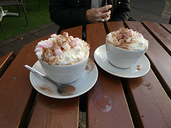 Cappuccino aan Lake Loch Lomond