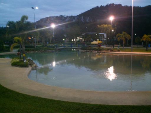 Lagoon at night