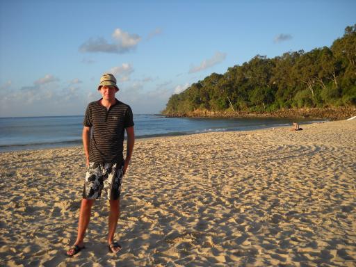 Op het strand