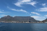 zicht op kaapstad vanaf het water