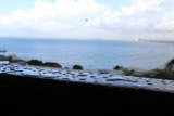 Regendruppels op balkon