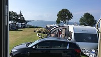 Uitzicht vanuit de camper