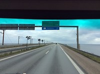 De brug op naar Kopenhagen