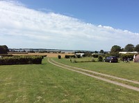 Uitzicht vanuit de camper