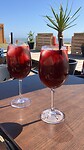We sluiten de dag af met een glas Sangria