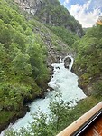 Blik uit de trein