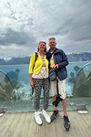 Stegastein met uitzicht op fjord