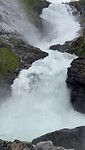 Waterval bij Flåm, Noorwegen