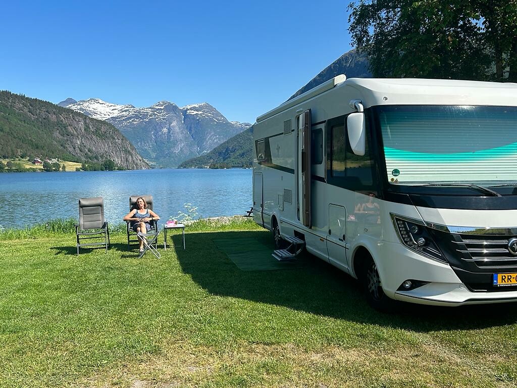 Op de camping