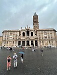 Santa Maria Maggiore kerk waar de paus Fransiscus ligt begraven