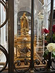Relikwie van de heilig verklaarde Thérèse vanwege het heilig jaar vanuit Lisieux nu in Rome