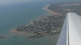 Darwin vanuit delucht gezien