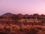 Zonsopgang over Kata Tjuta